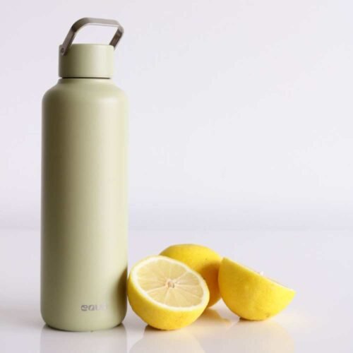 premium Reusable EQUA stainless steel thermo bottle matcha color – eco-friendly insulated water bottle for hot & cold drinks, includes free electrolyte water recipes