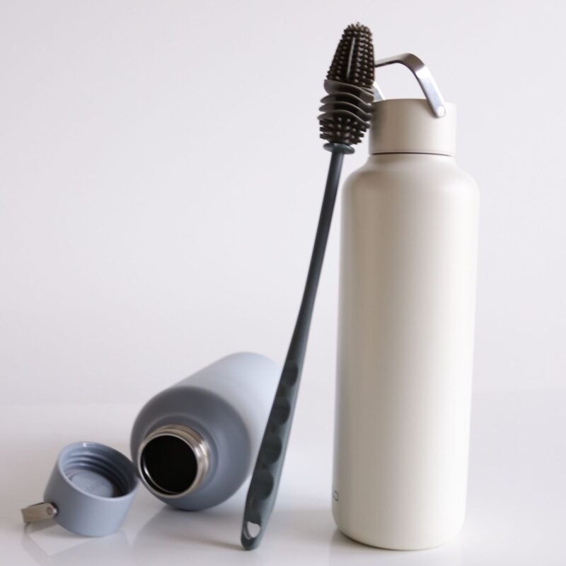 eco silicone bottle brush for water bottle cleaner