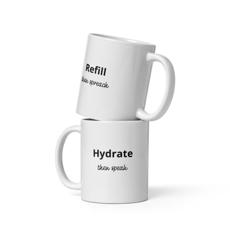 Hydrate. Refill. Repeat. Mug Set