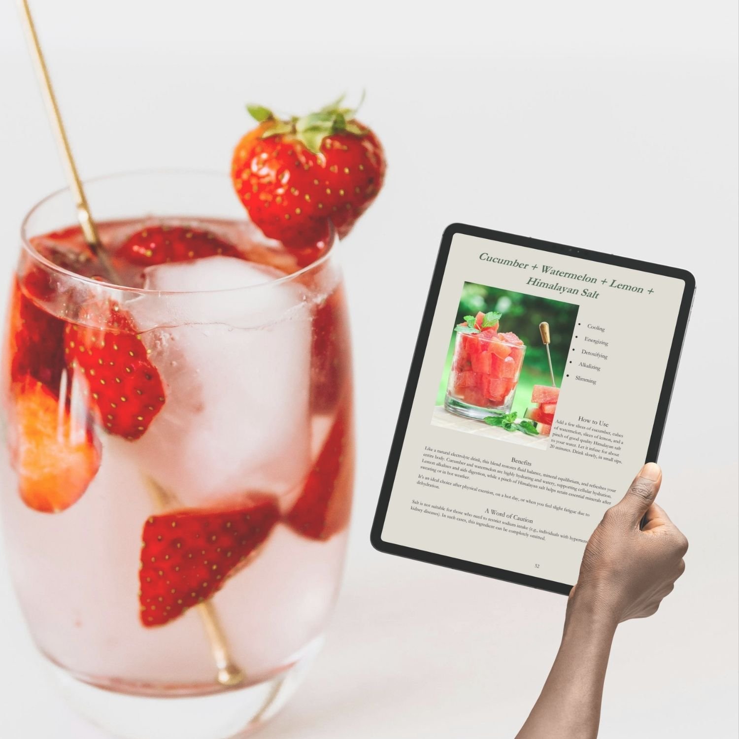 Hydration Secrets eBook cover – how to drink more water naturally, boost energy, and cut sugar